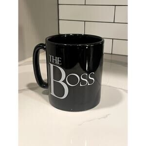 Large 'The Boss' Tan Ceramic Mug by The Old Pottery Co. Gift